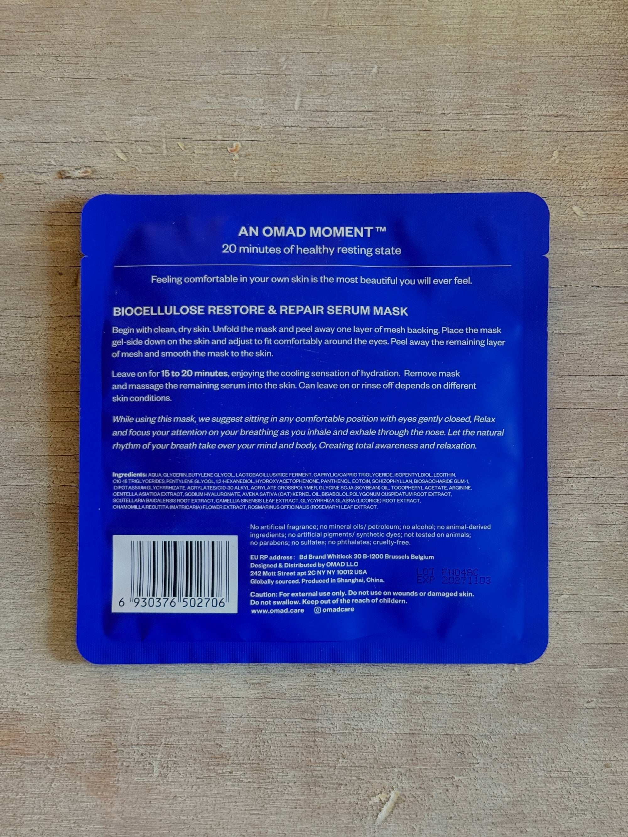 Biocellulose Restore & Repair Serum Mask