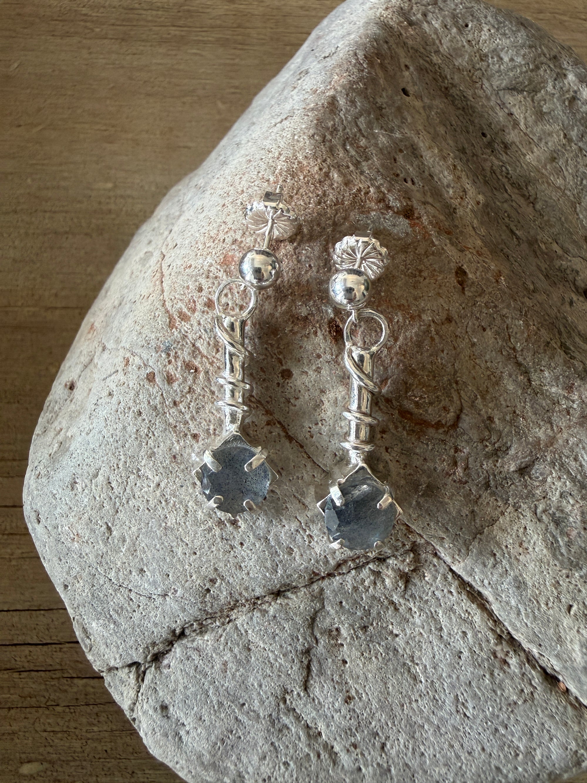 Sterling Silver Gemstone Earrings