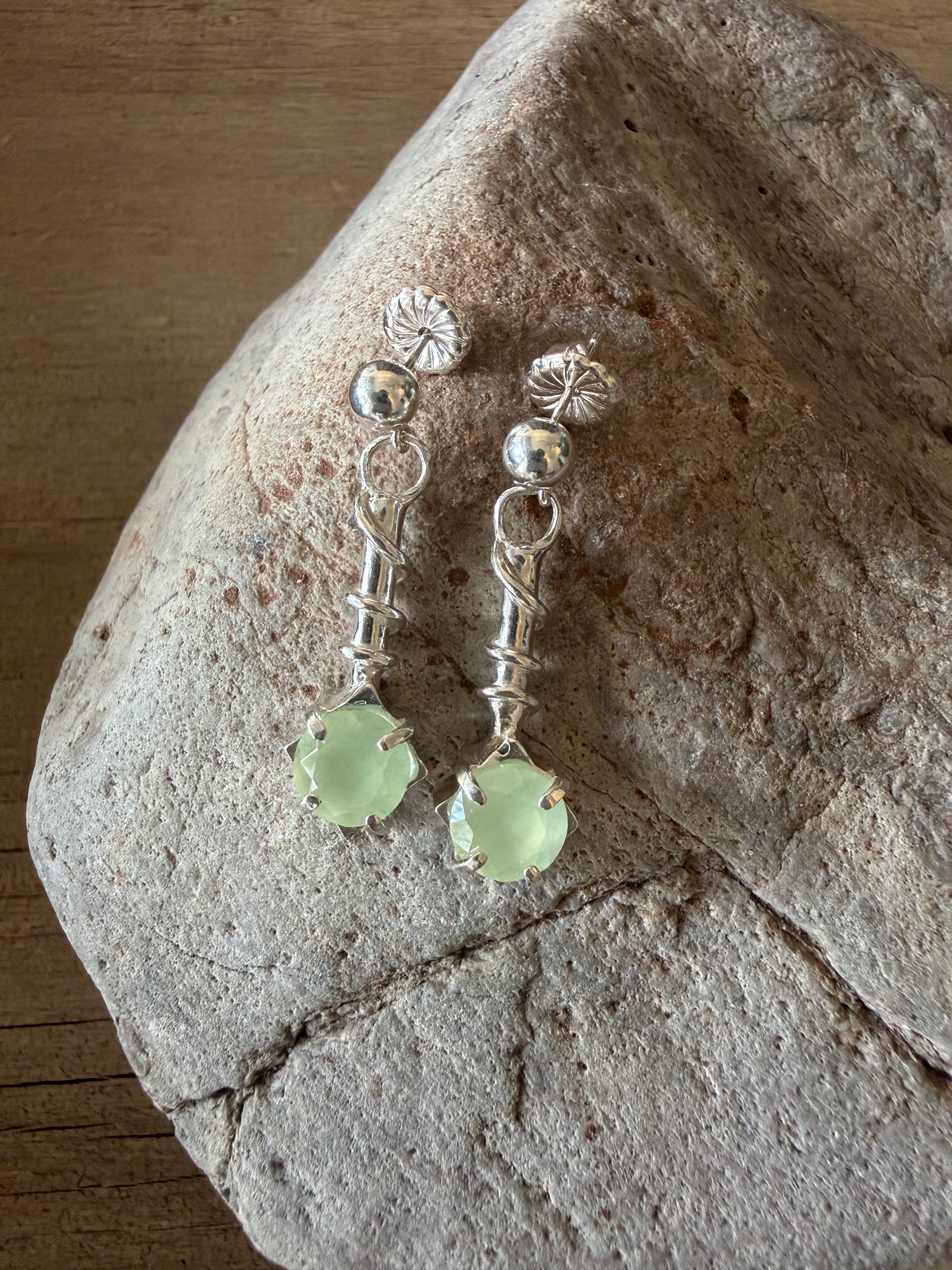 Sterling Silver Gemstone Earrings
