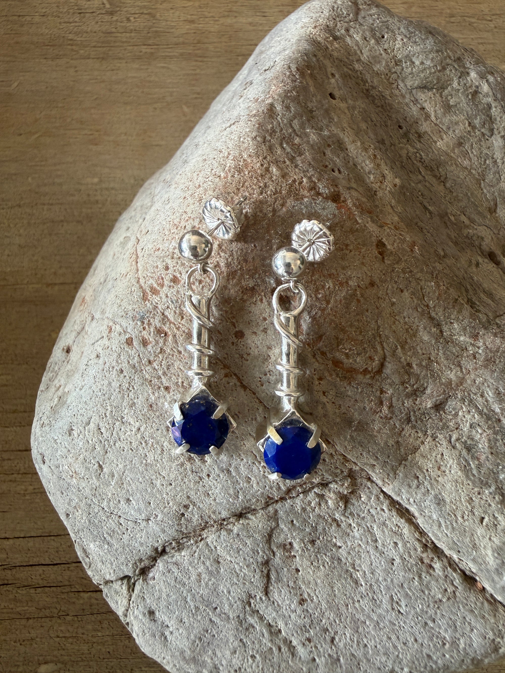 Sterling Silver Gemstone Earrings