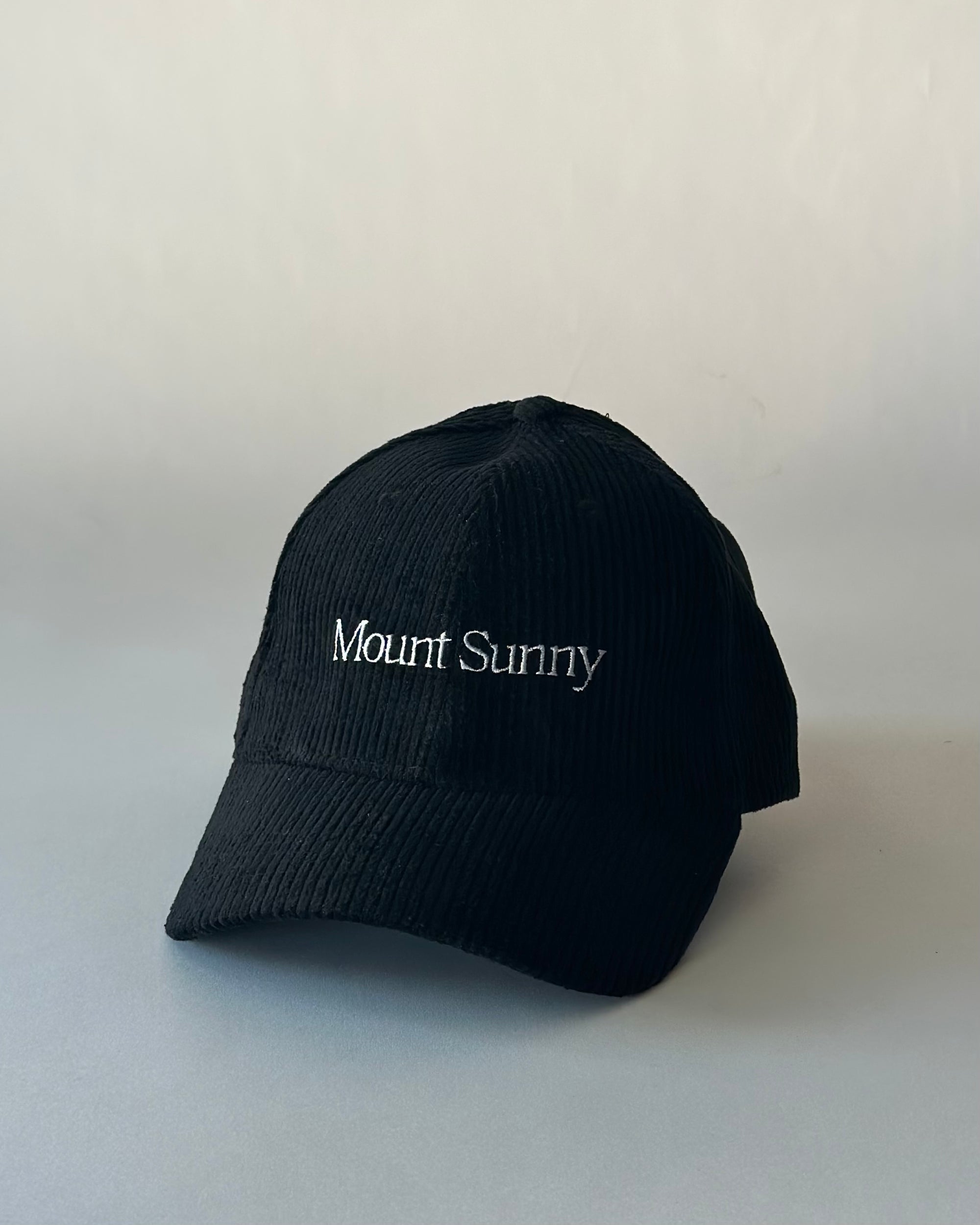 Corduroy Logo Hat - Black