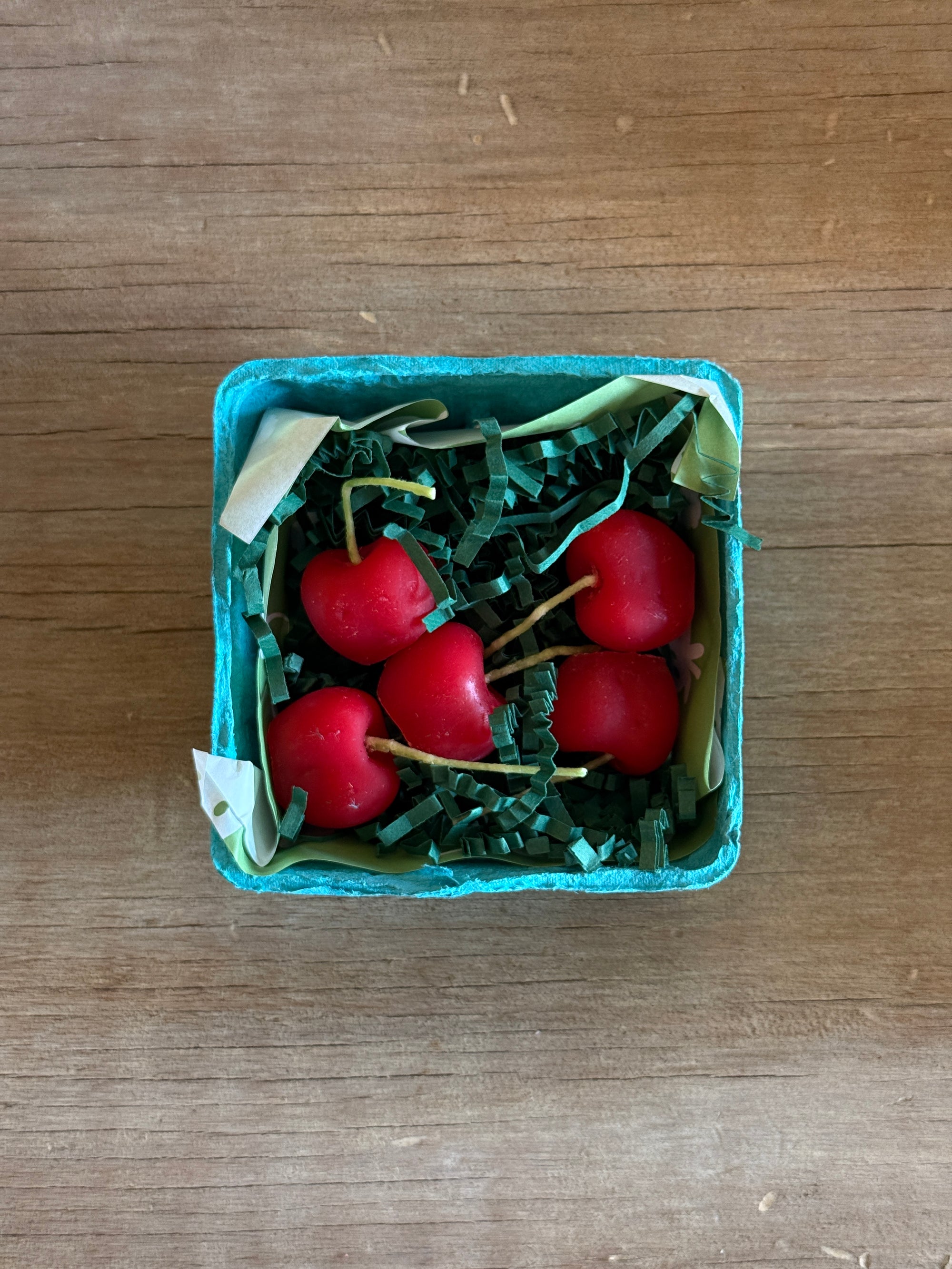 Beeswax Cherry Birthday Candles