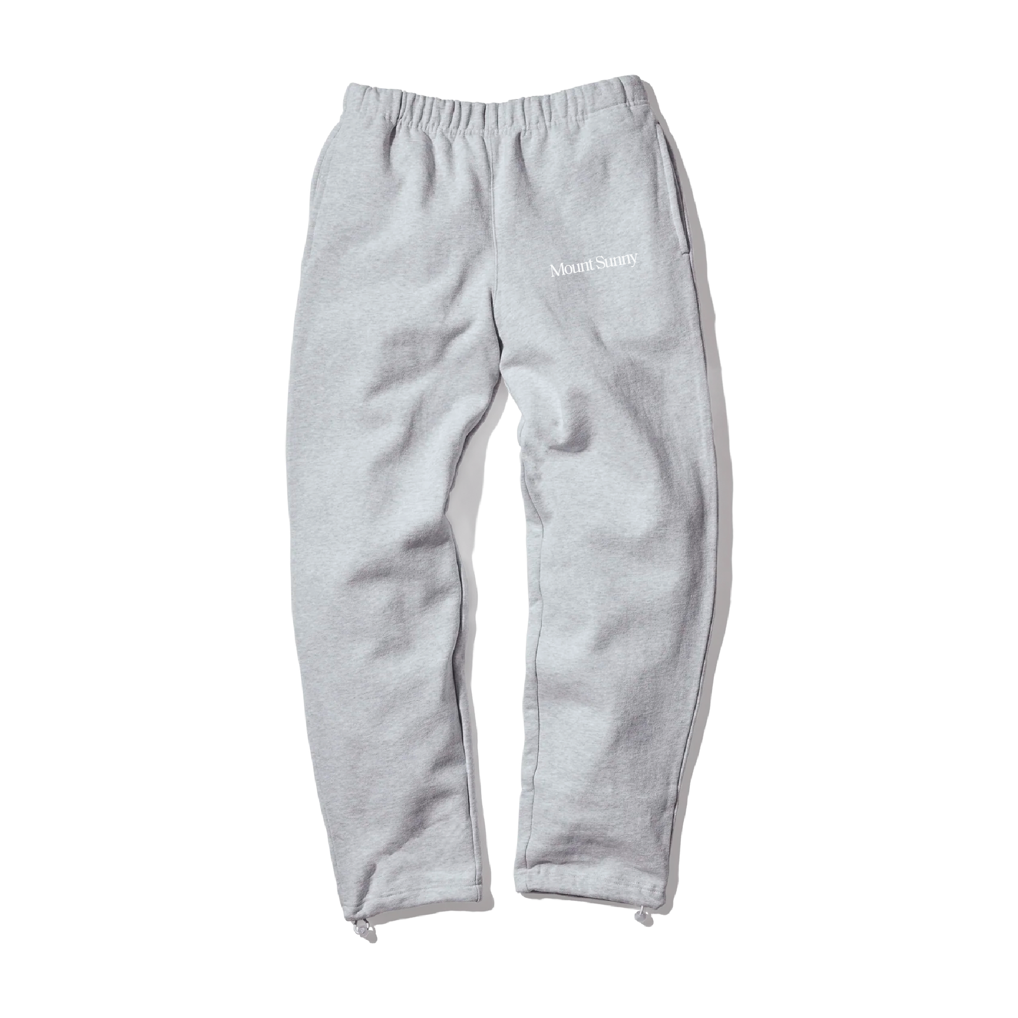 Logo Sweatpants - Heather Grey – Mount Sunny Logo Sweatpants - Heather Grey – Mount Sunny