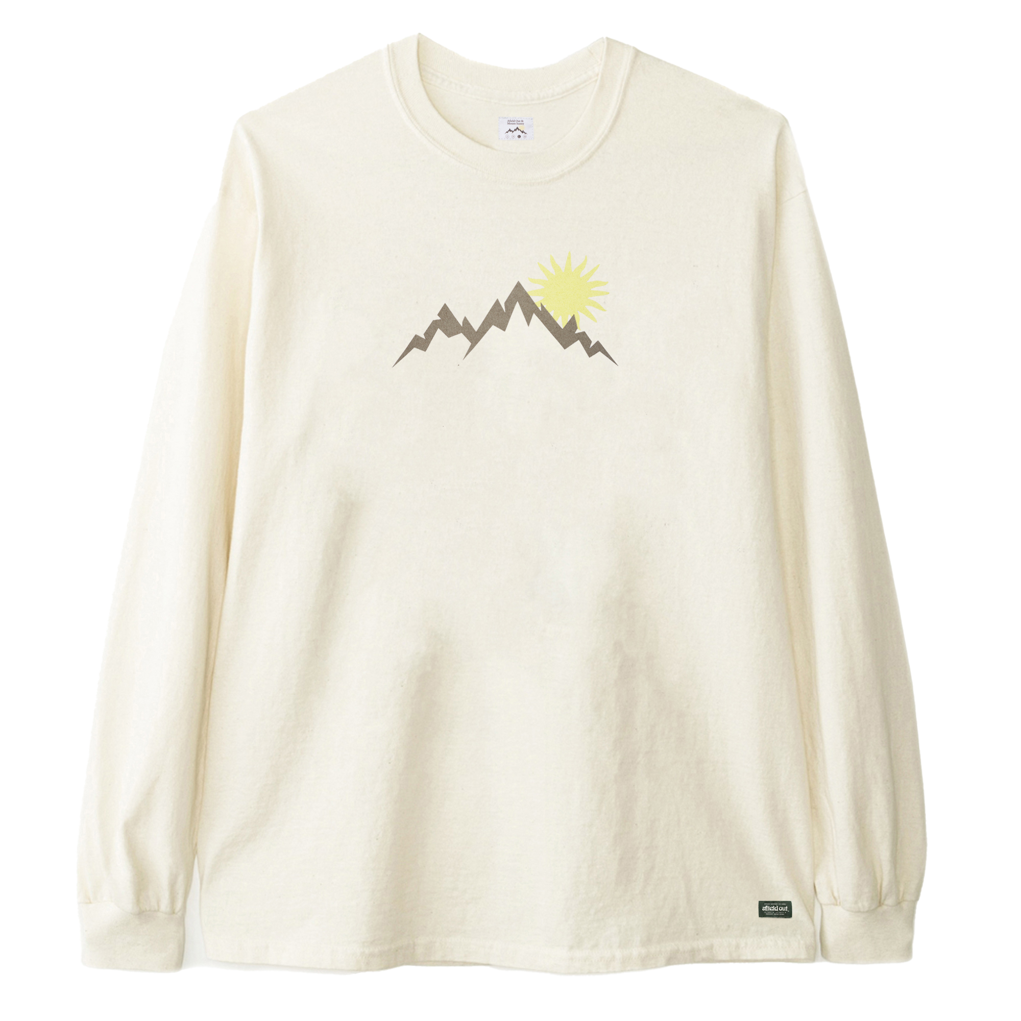 CIRCLES Long Sleeve Tee - Natural