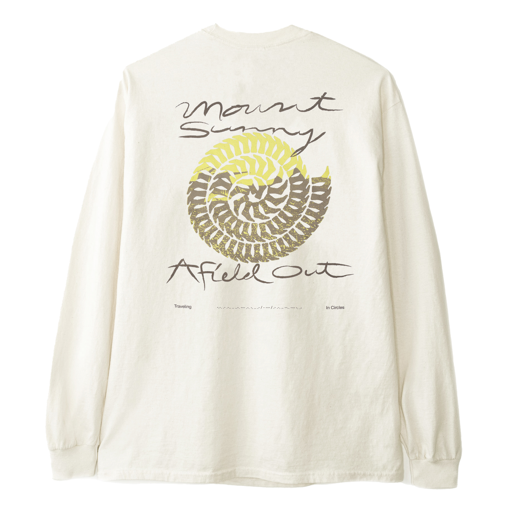 CIRCLES Long Sleeve Tee - Natural