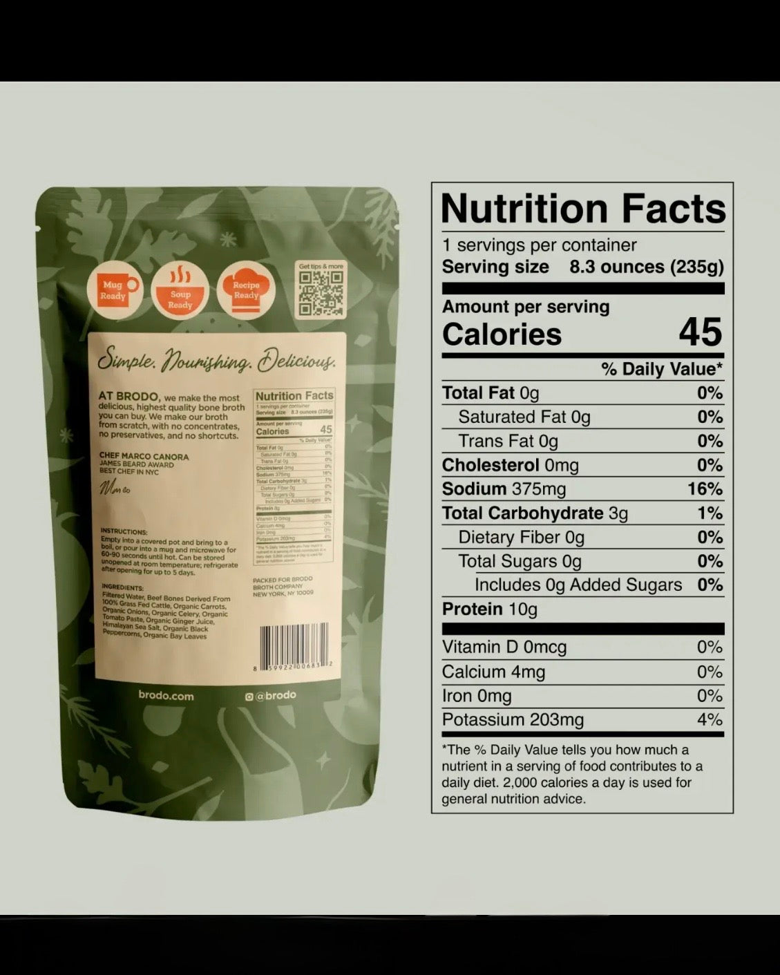 Grass-Fed Beef Bone Broth
