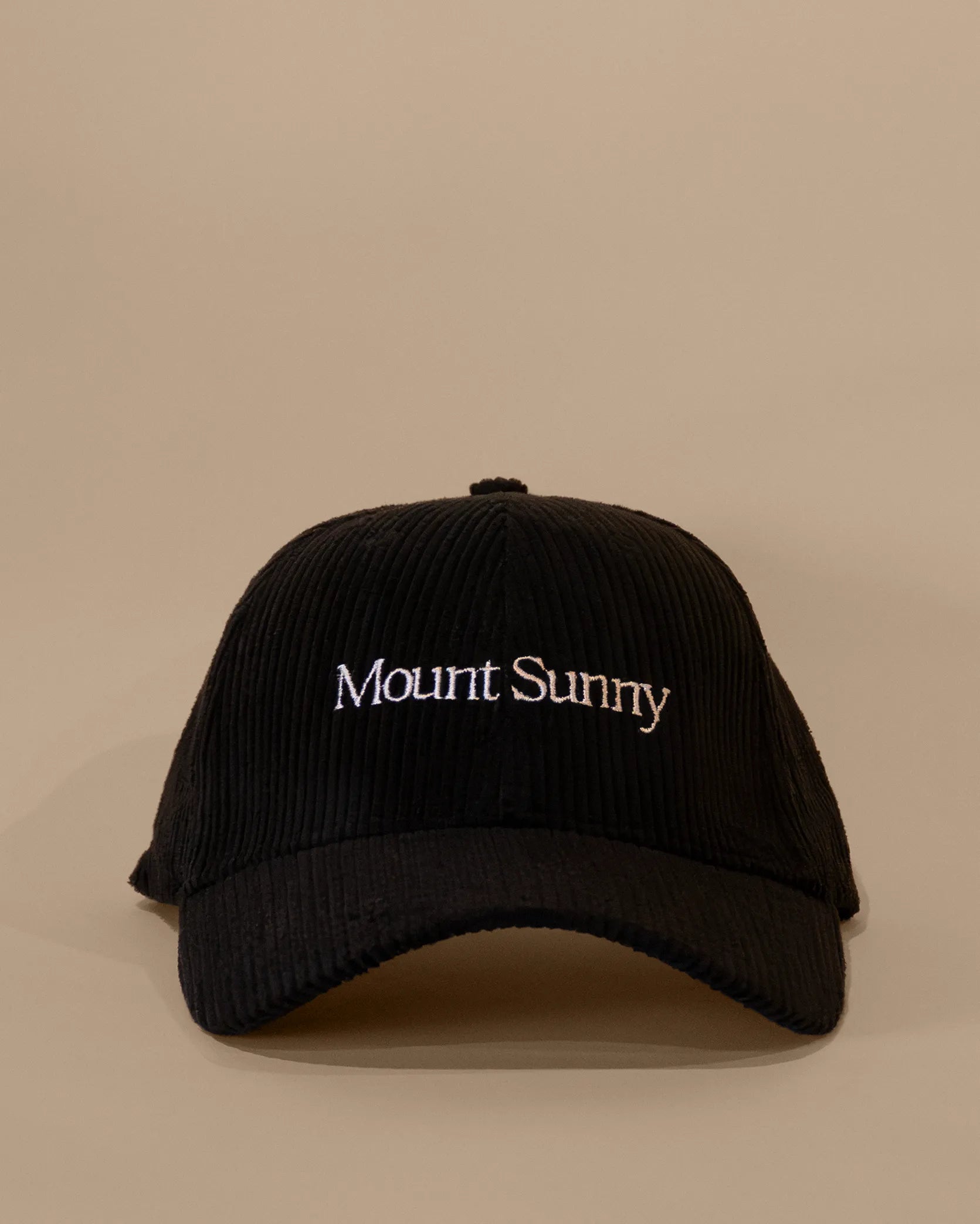 Corduroy Logo Hat - Black