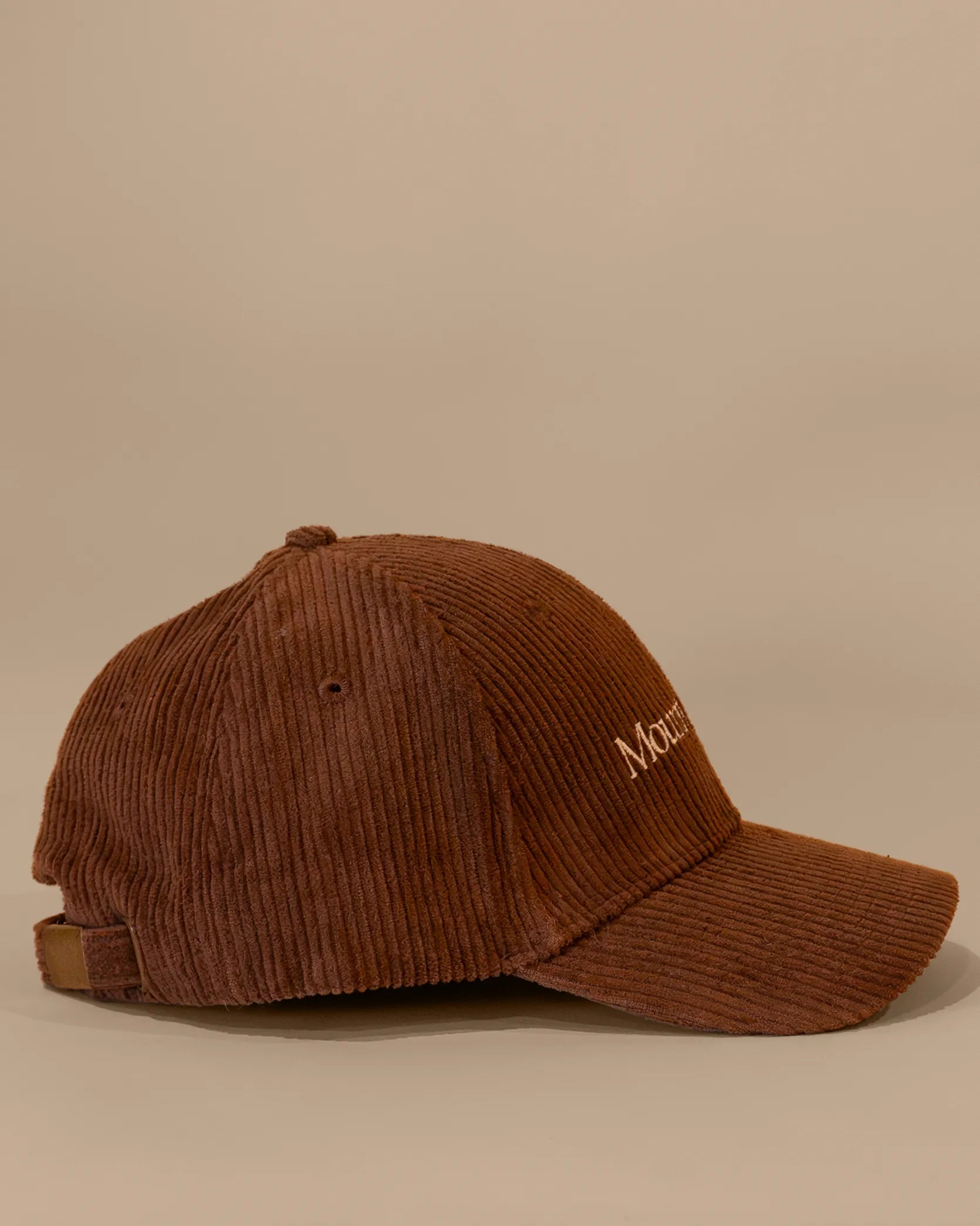 Corduroy Logo Hat - Chestnut