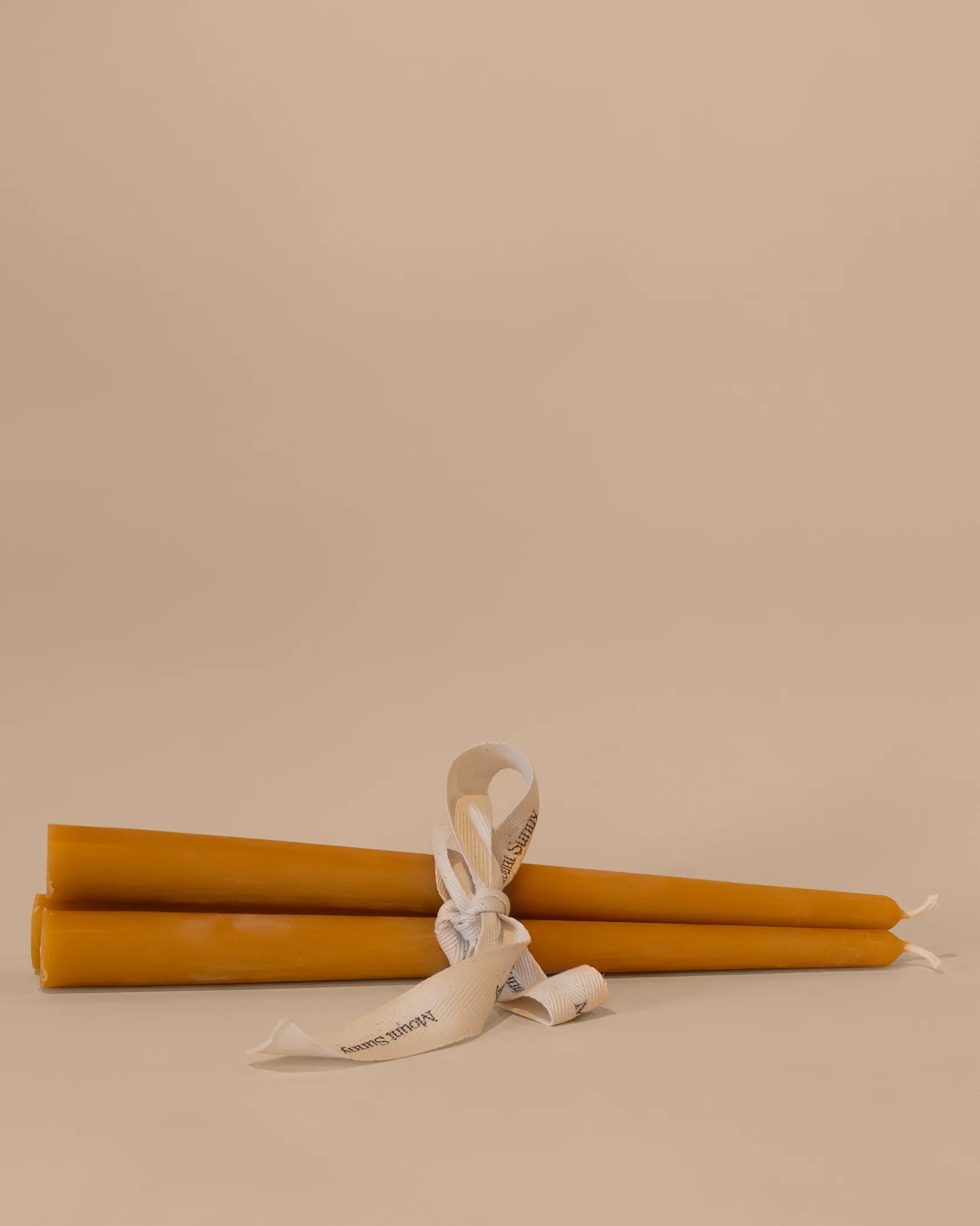 Handrolled Beeswax Candles – Large (Set of 3)