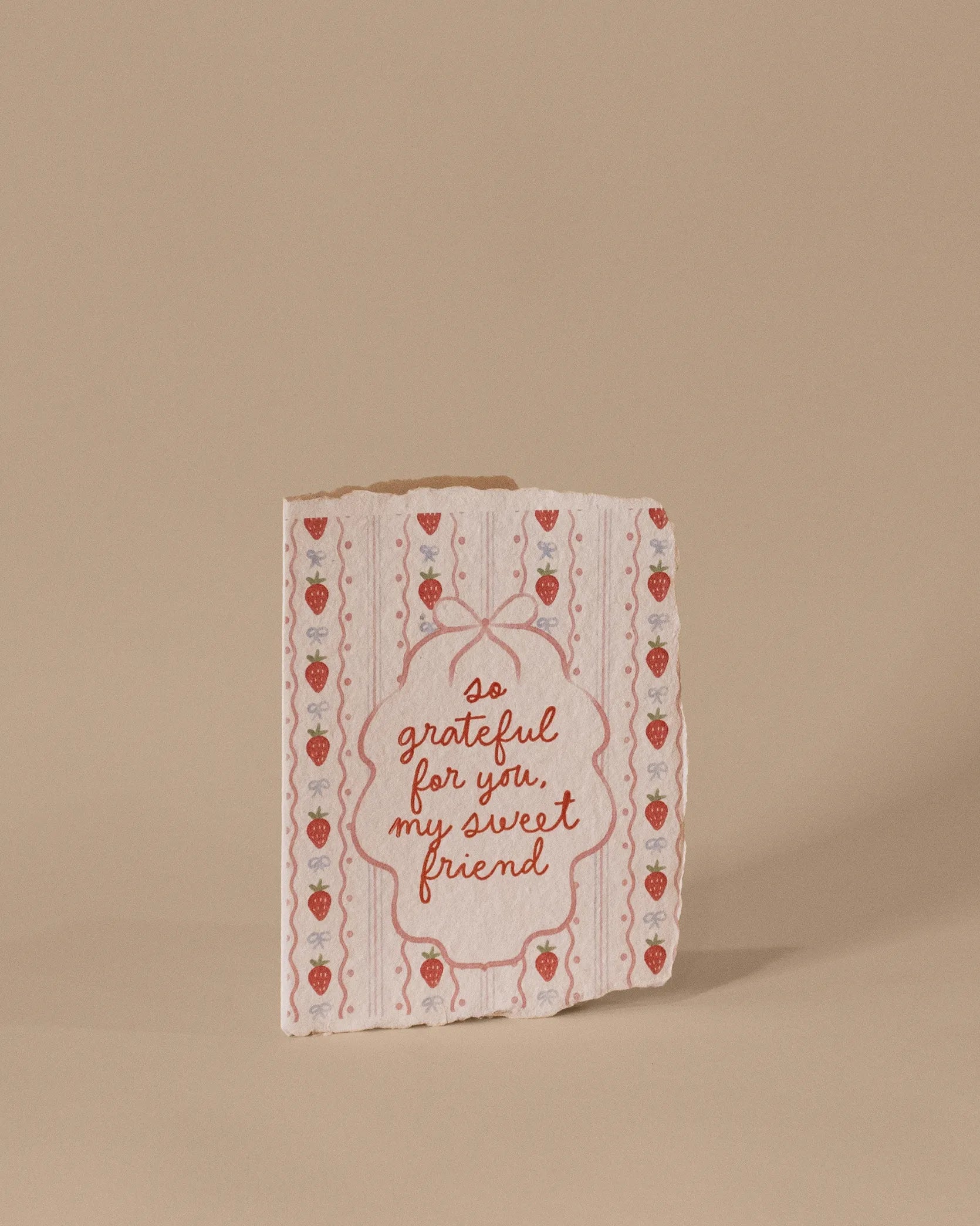 Grateful for You, Sweet Friend | Thank You Card