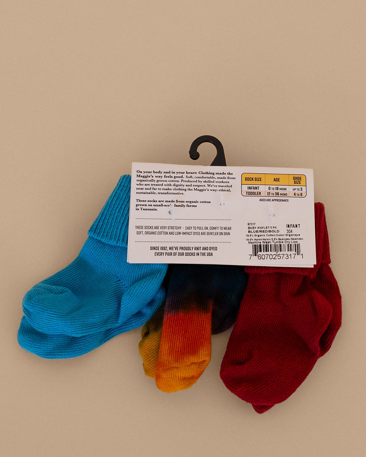 Organic Baby Crew Socks