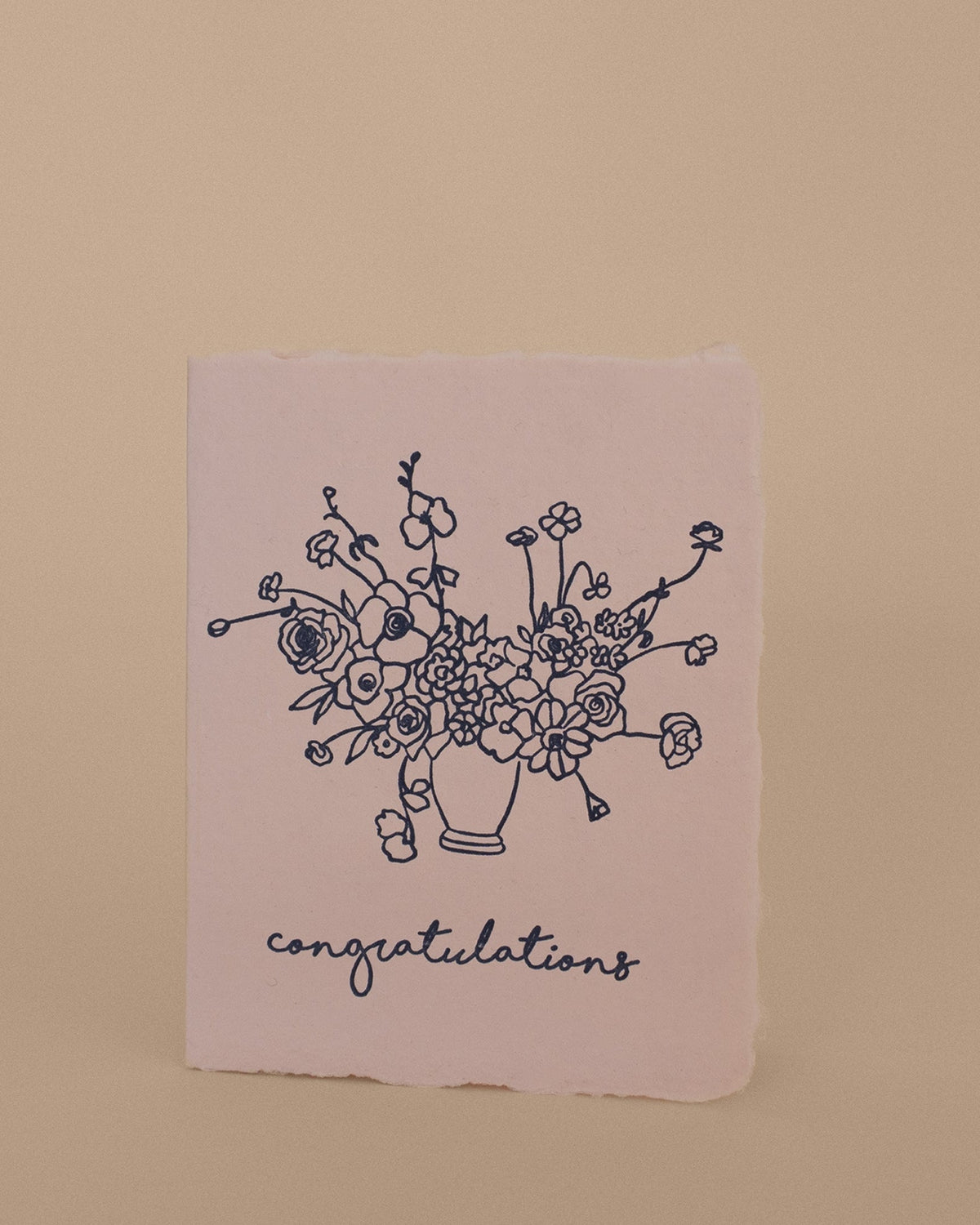 Congratulations Floral Bouquet | Greeting Card