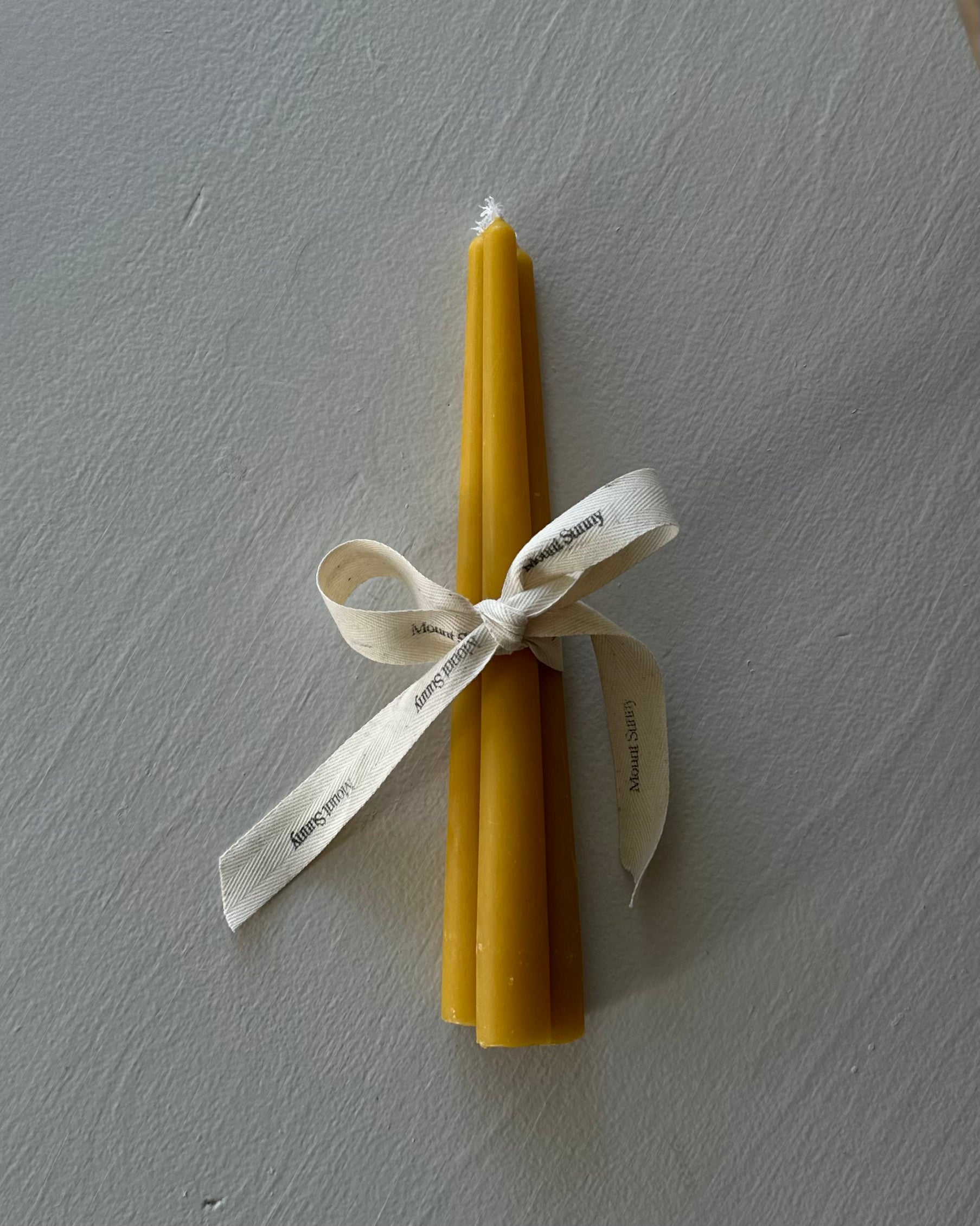 Handrolled Beeswax Candles – Large (Set of 3)