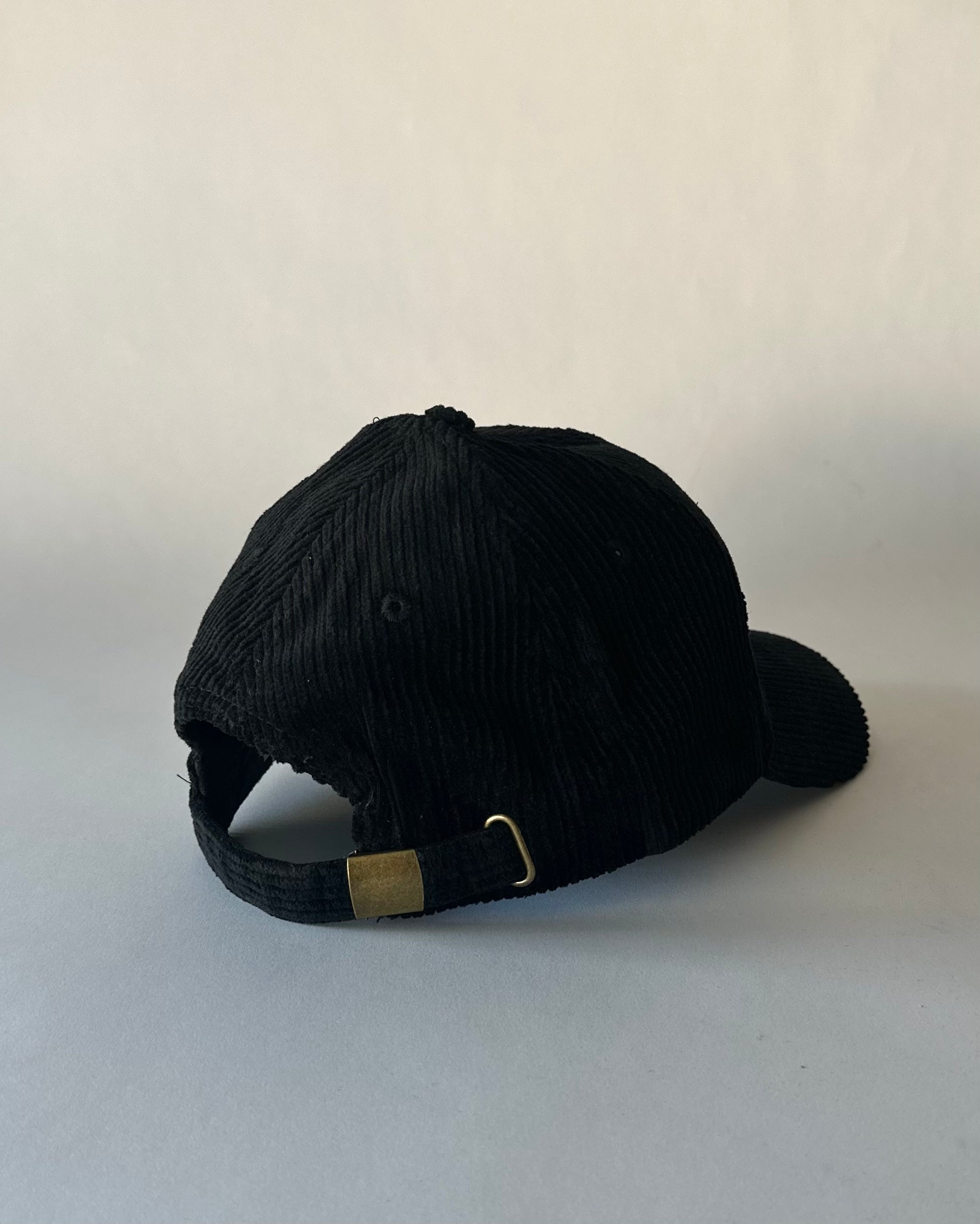 Corduroy Logo Hat - Black