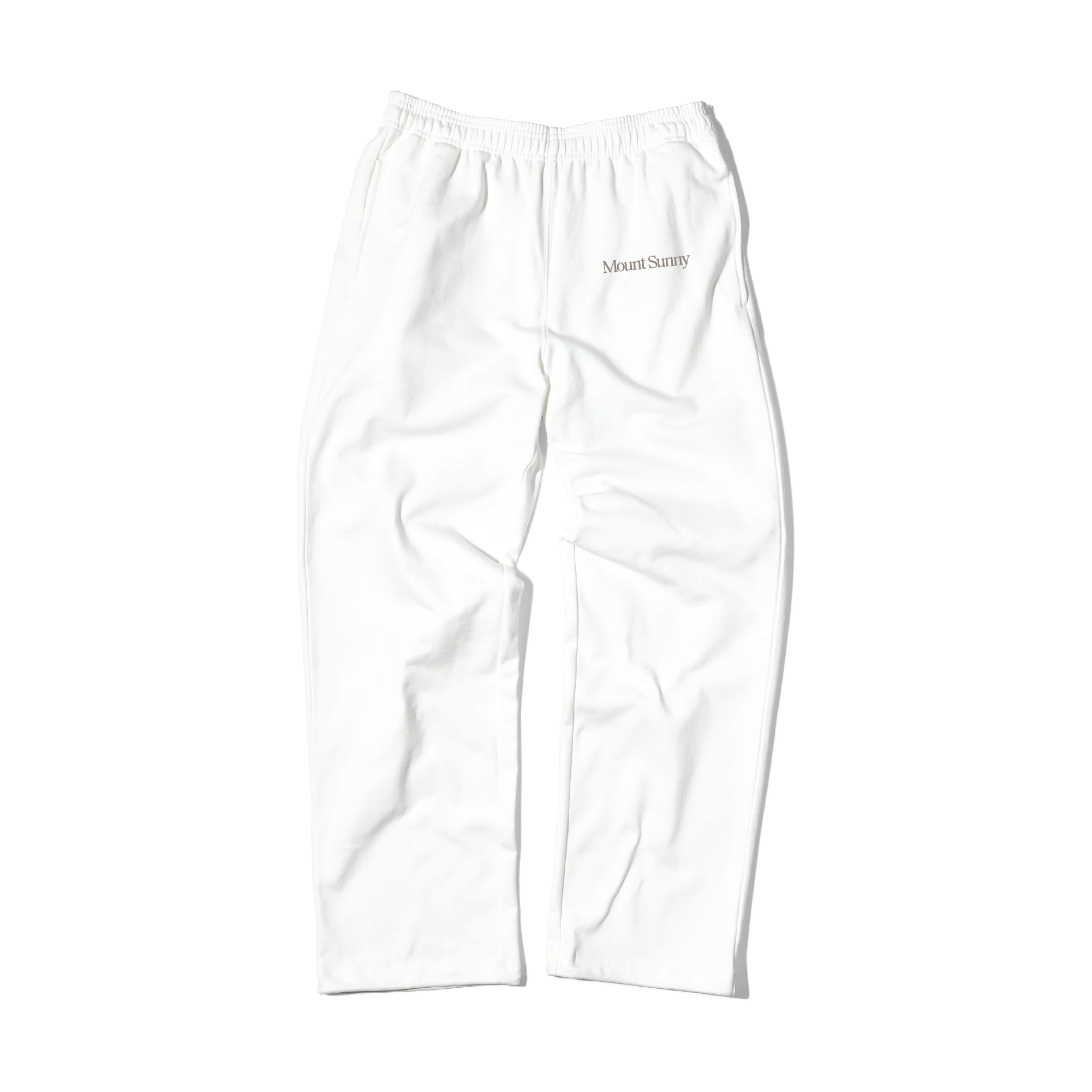 Logo Sweatpants - White – Mount Sunny Logo Sweatpants - White – Mount Sunny