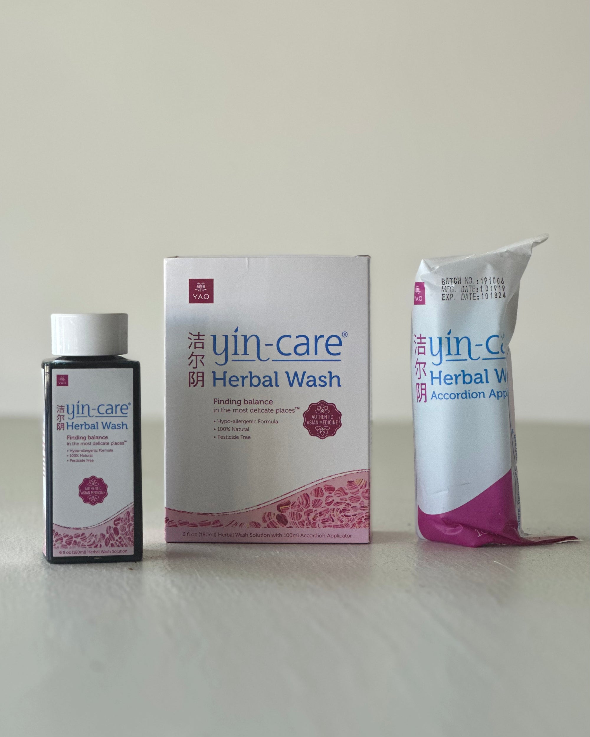 Yin-care® Herbal Wash & Applicator Combo Kit